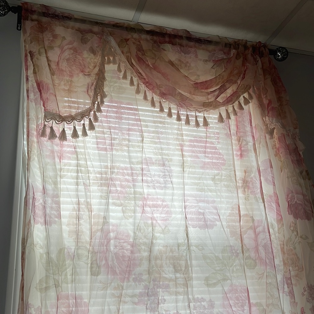 two panel curtains included